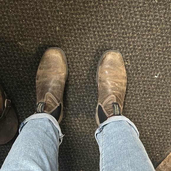 Blundstone rustic brown square  toe - Picture 3 of 4